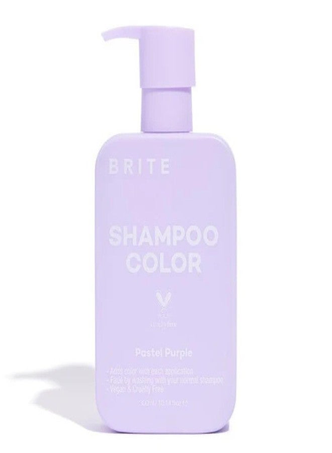 Brite Vegan Shampoo Color | Adds a Pop of Color to Light Blonde or Grey Hair | Nourishing Formula that Gently Tones, Cleanses & Conditions (10 Fl Oz) - Image 1